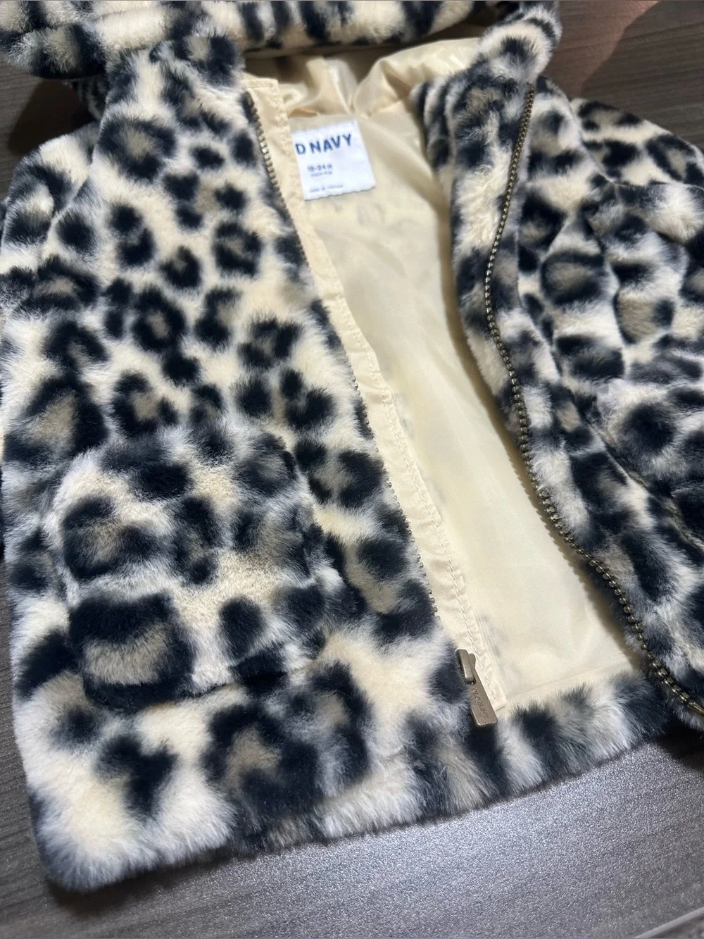 18-24M Baby Girl Faux Fur Coat